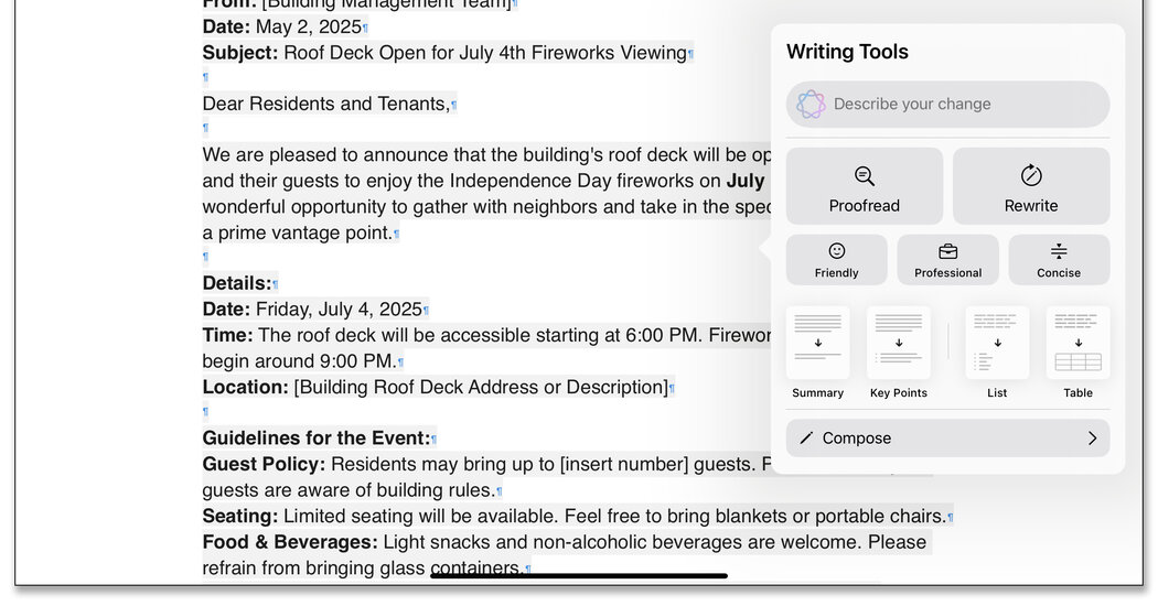 How to Use the A.I.-Powered Writing Tools on Your Phone